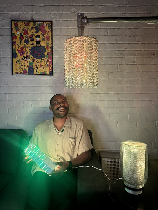 Lamps inspired by a Hardware Store