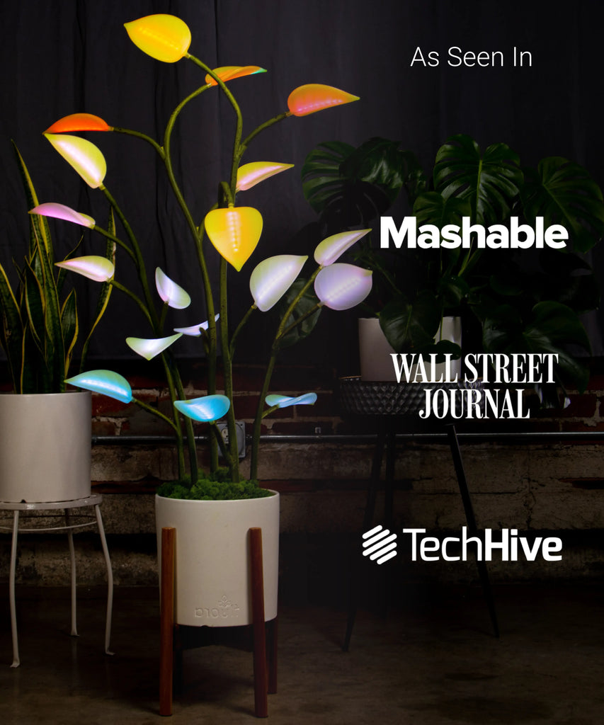 Fluora has been covered by top journalists and lighting reviews in Mashable, the Wall Street Journal, and TechHive.
